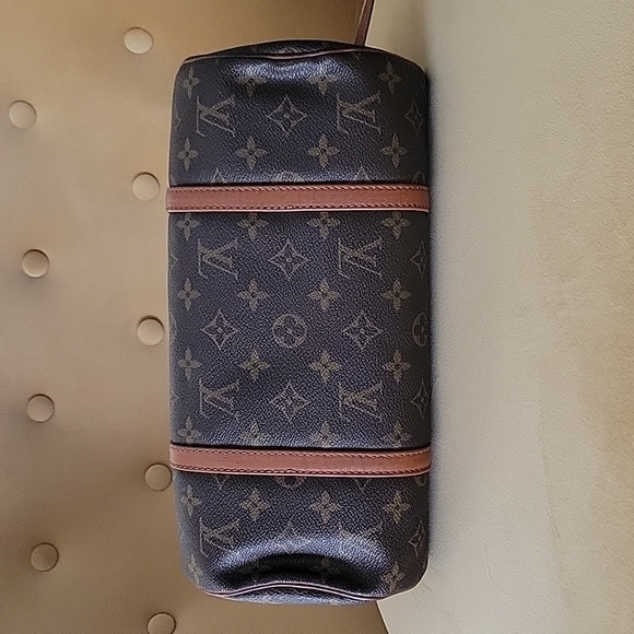 AUTHENTIC LOUIS VUITTON VINTAGE PAPPION 30 WITH MINI PAPPION POCHETE - Picture 7 of 9